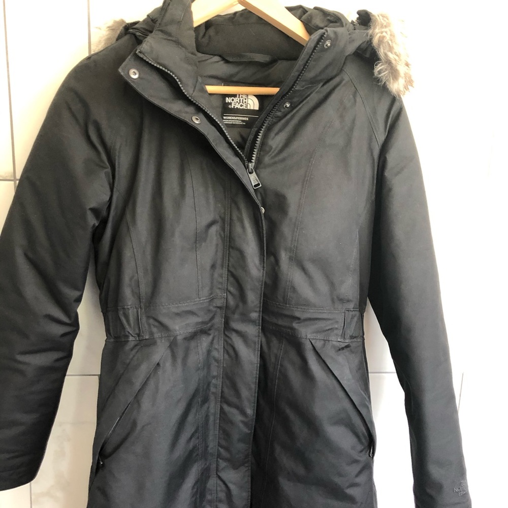 NORTH FACE black winter parka